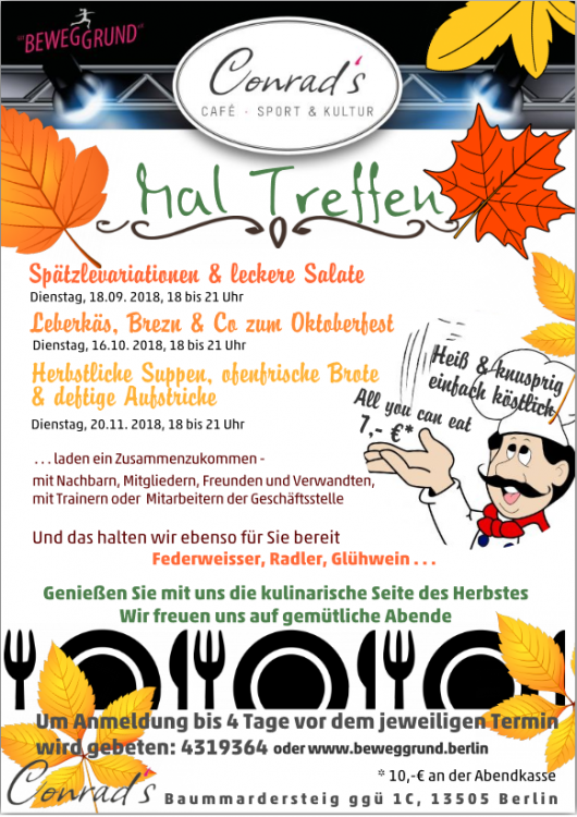 MAL TREFFEN - für Vereinsmitglieder